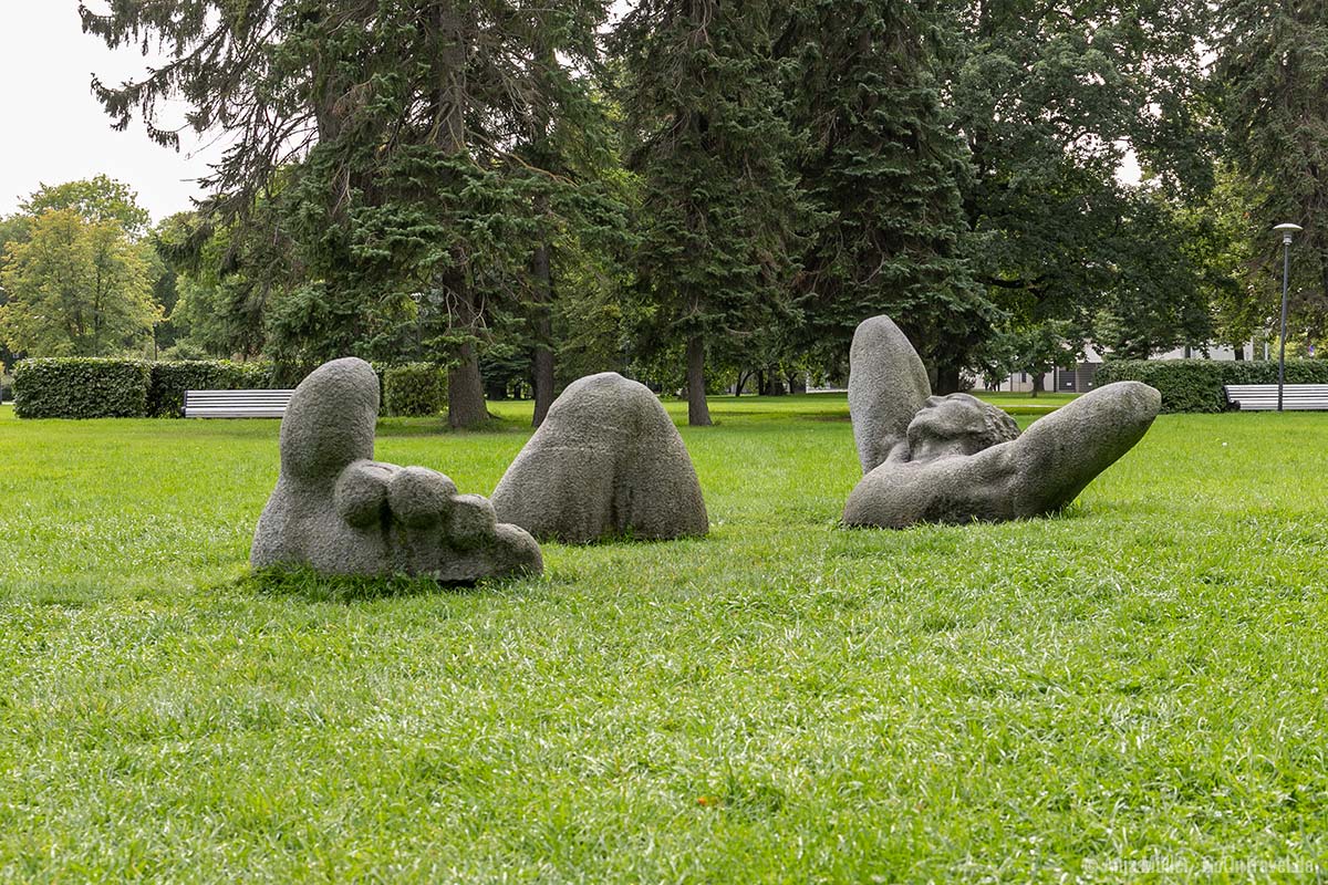 Skulptur im Schnelli Park