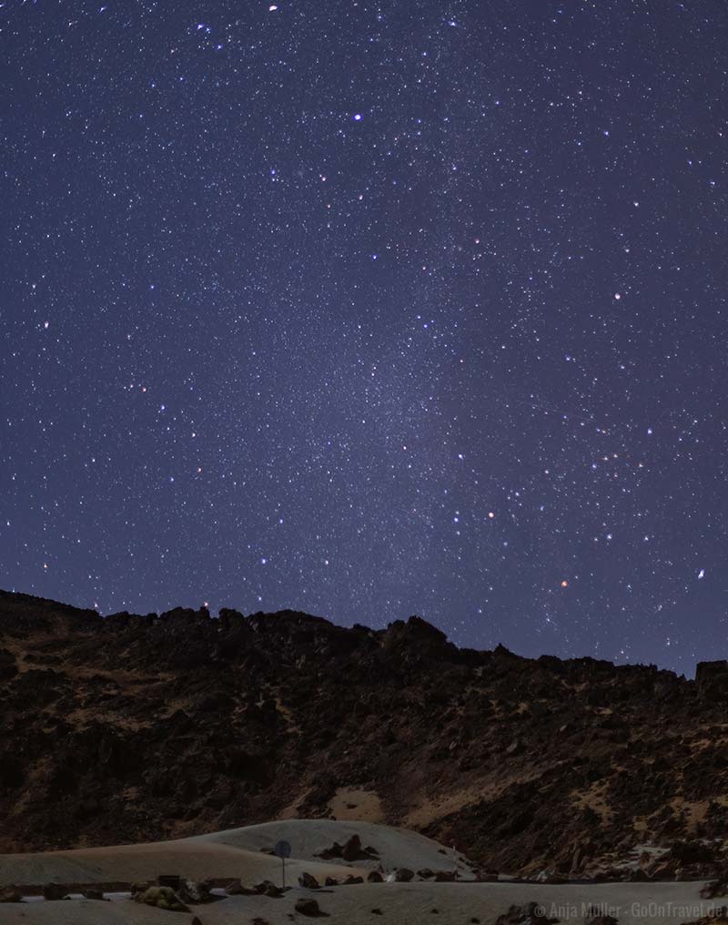 Die Milchstrasse im Teide Nationalpark Die Milchstrasse im Teide Nationalpark