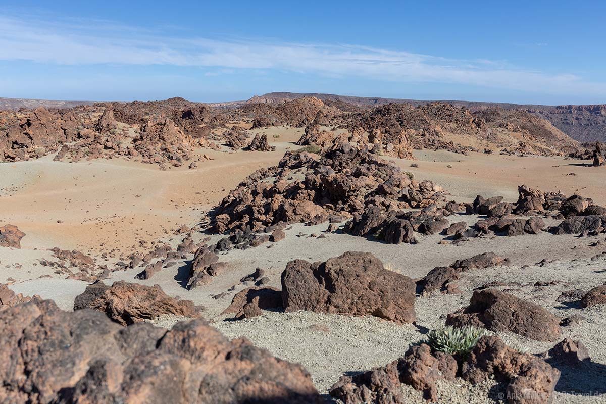 Die vulkanische Sandbank Minas de San Jose