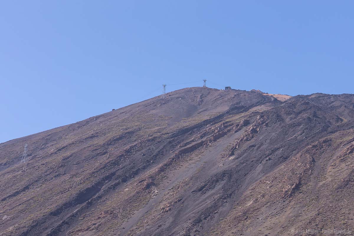 Blick auf den Gipfel des Pico del Teide