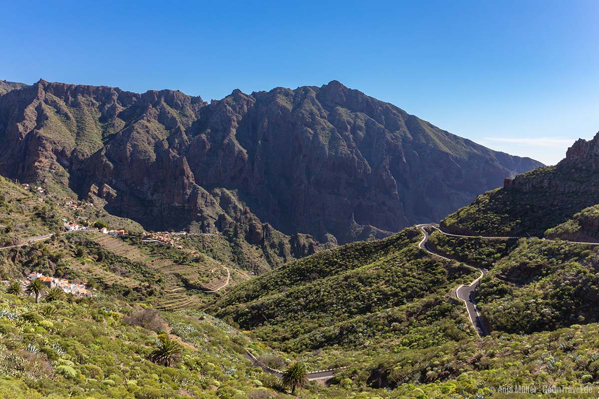 Das kleine Dorf Masca im Teno-Gebirge Das kleine Dorf Masca im Teno-Gebirge