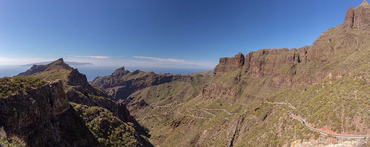 Panorama Blick auf das Teno-Gebirge Panorama Blick auf das Teno-Gebirge