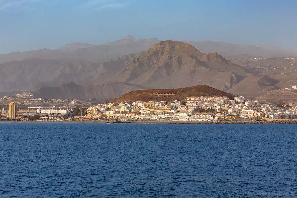 Blick von der Fähre auf Teneriffa Blick von der Fähre auf Teneriffa