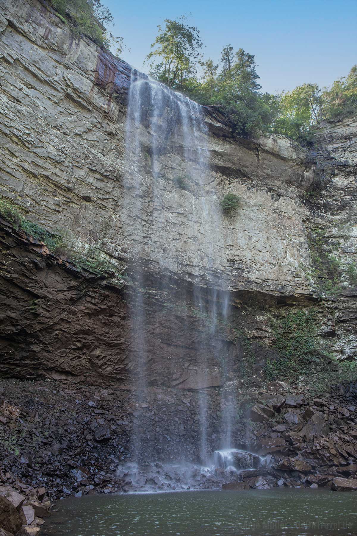Fall Creek Falls von unten
