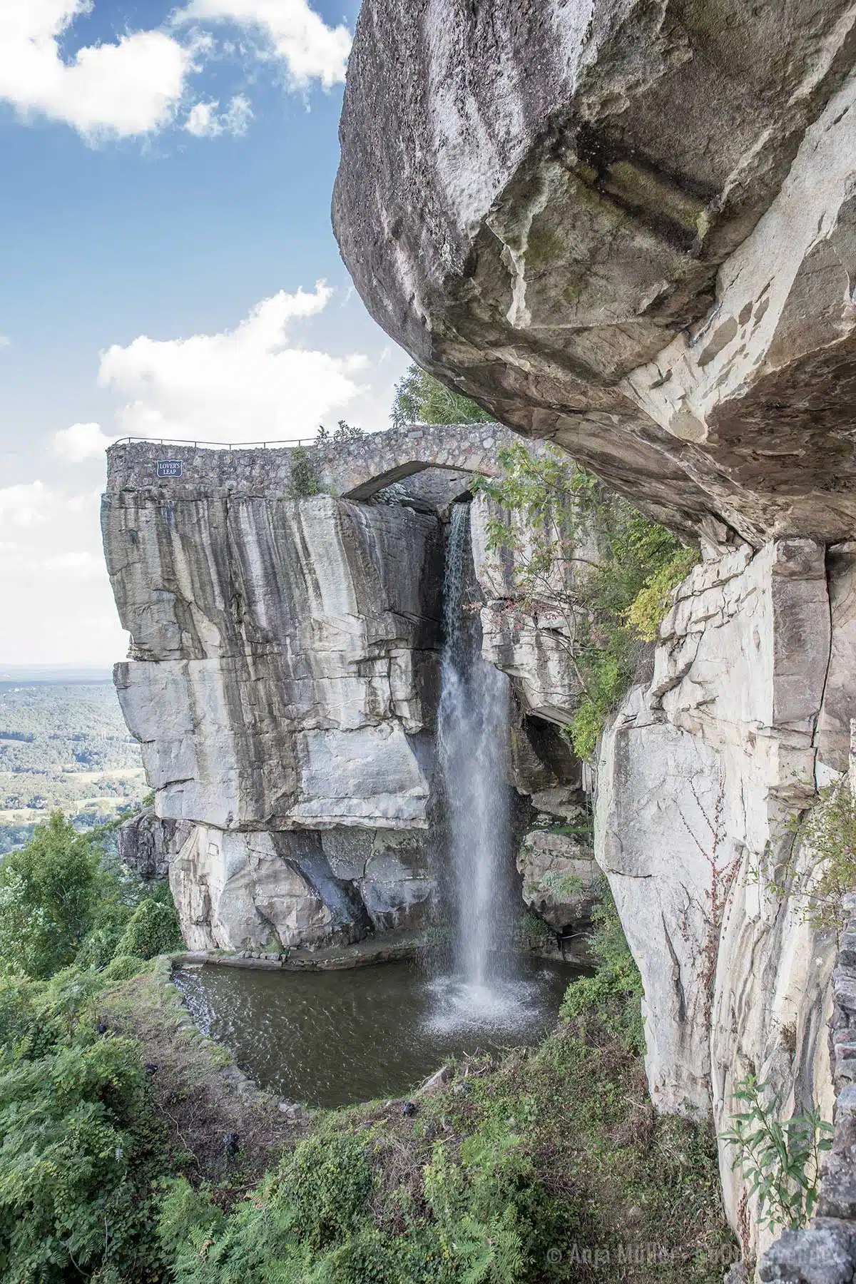 Lovers Leap Fall in Rock City Gardens Lovers Leap Fall in Rock City Gardens