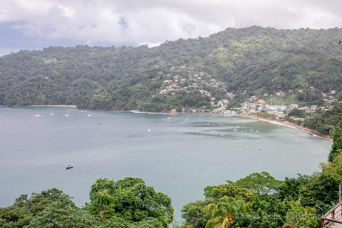 Blick auf Charlotteville