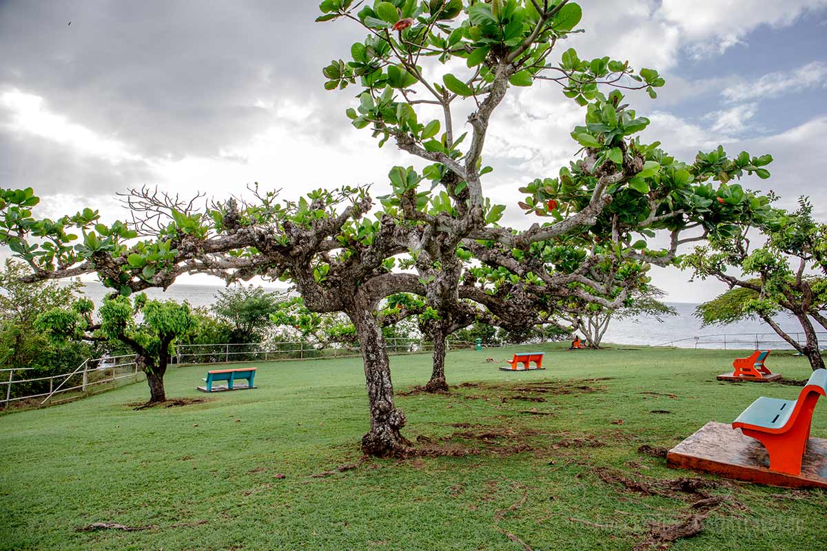 Fort James liegt direkt am Meer