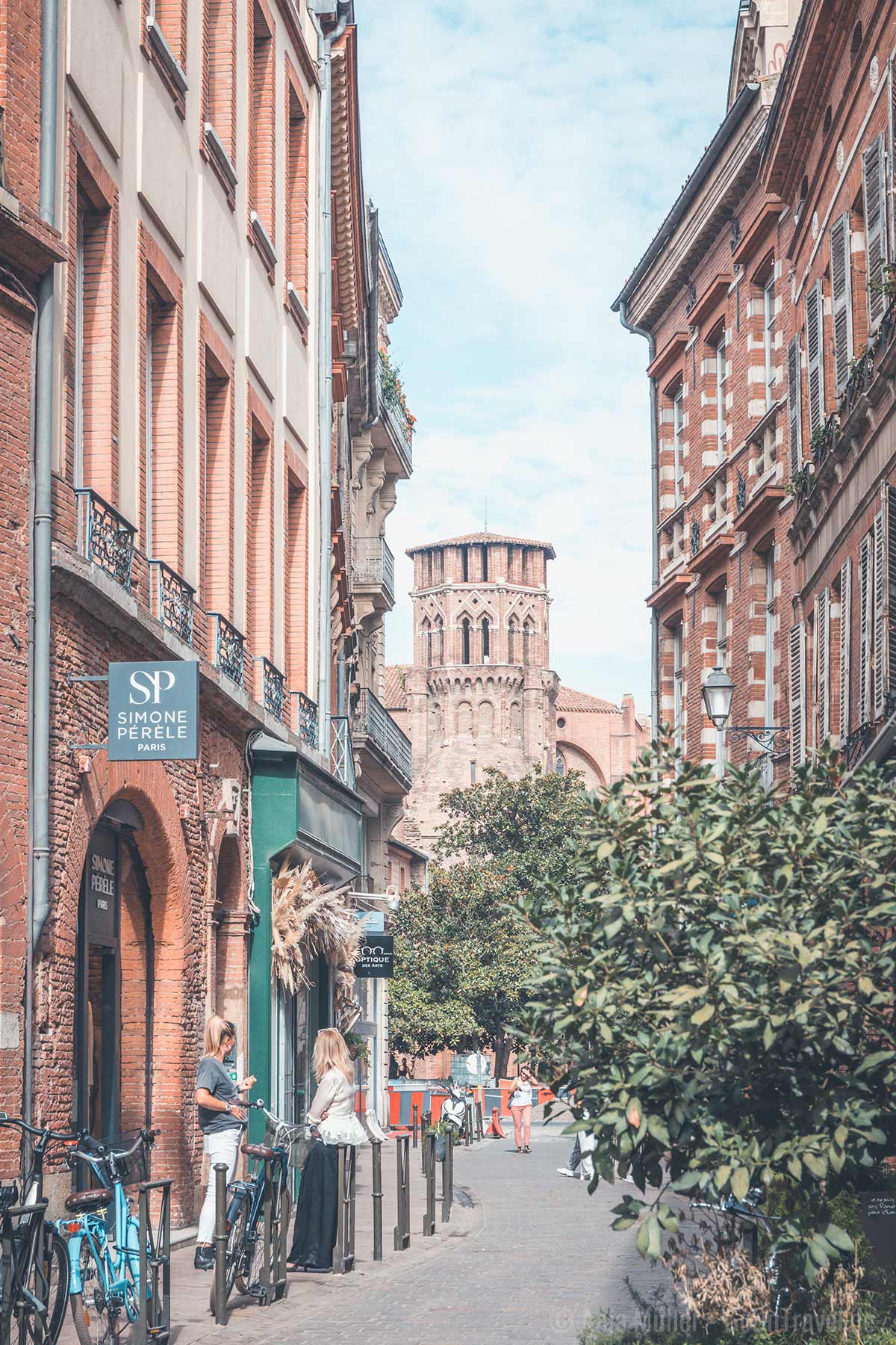 In der Altstadt von Toulouse