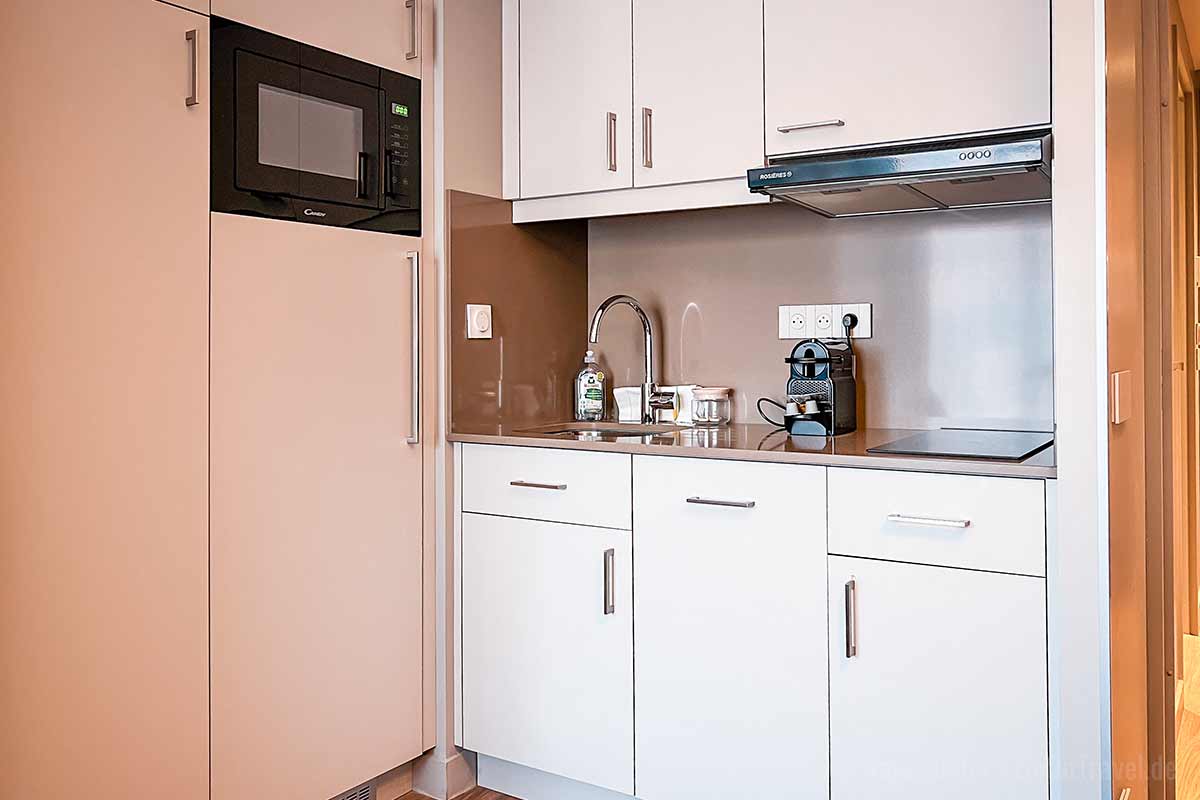 Küchenzeile im Apartmenthotel Adagio