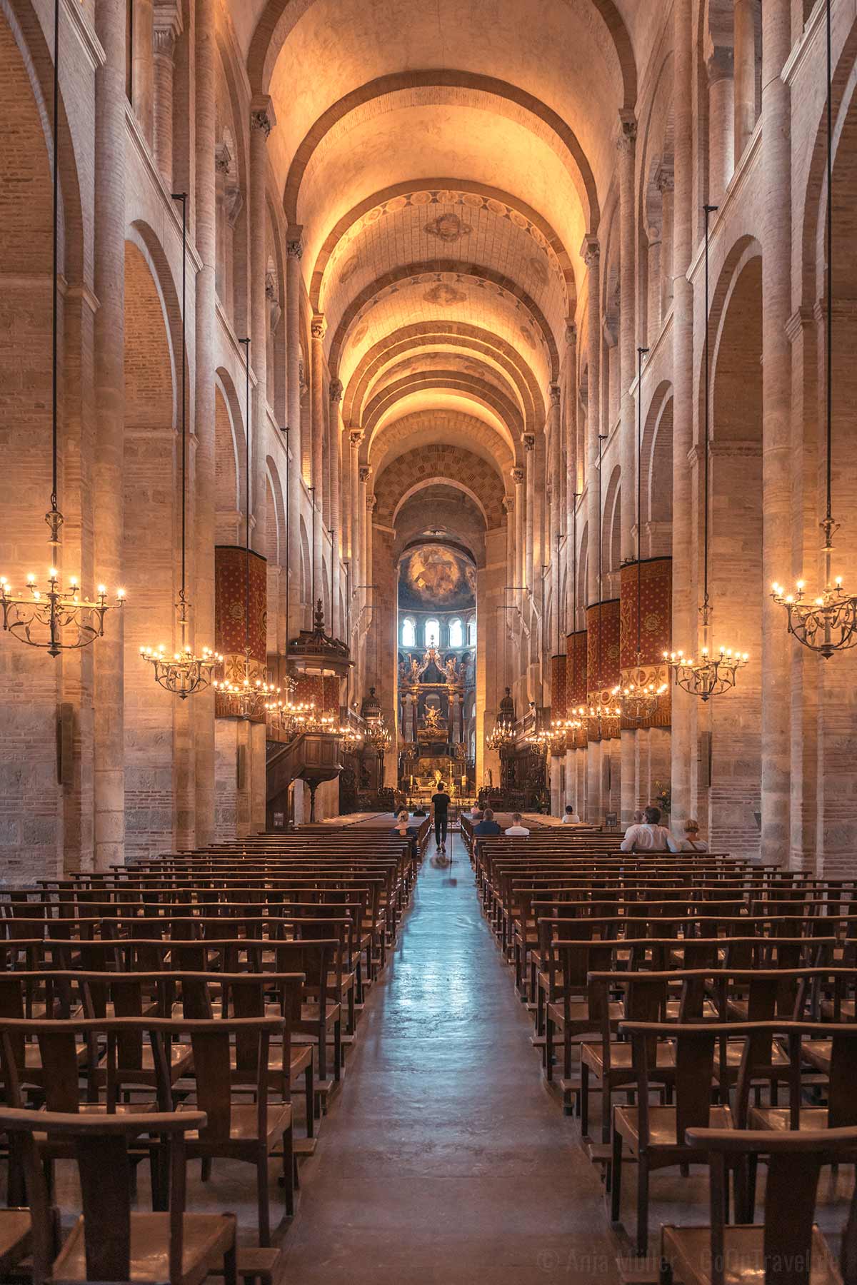 Einfach beeindruckend von innen, die Basilika Saint-Sernin.