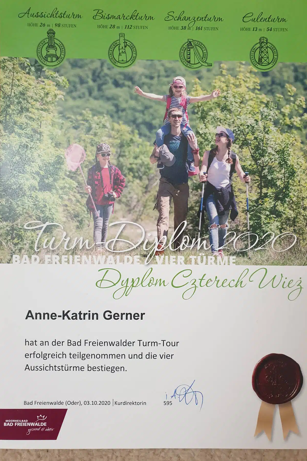 Turm-Diplom 2020 Turm-Diplom 2020