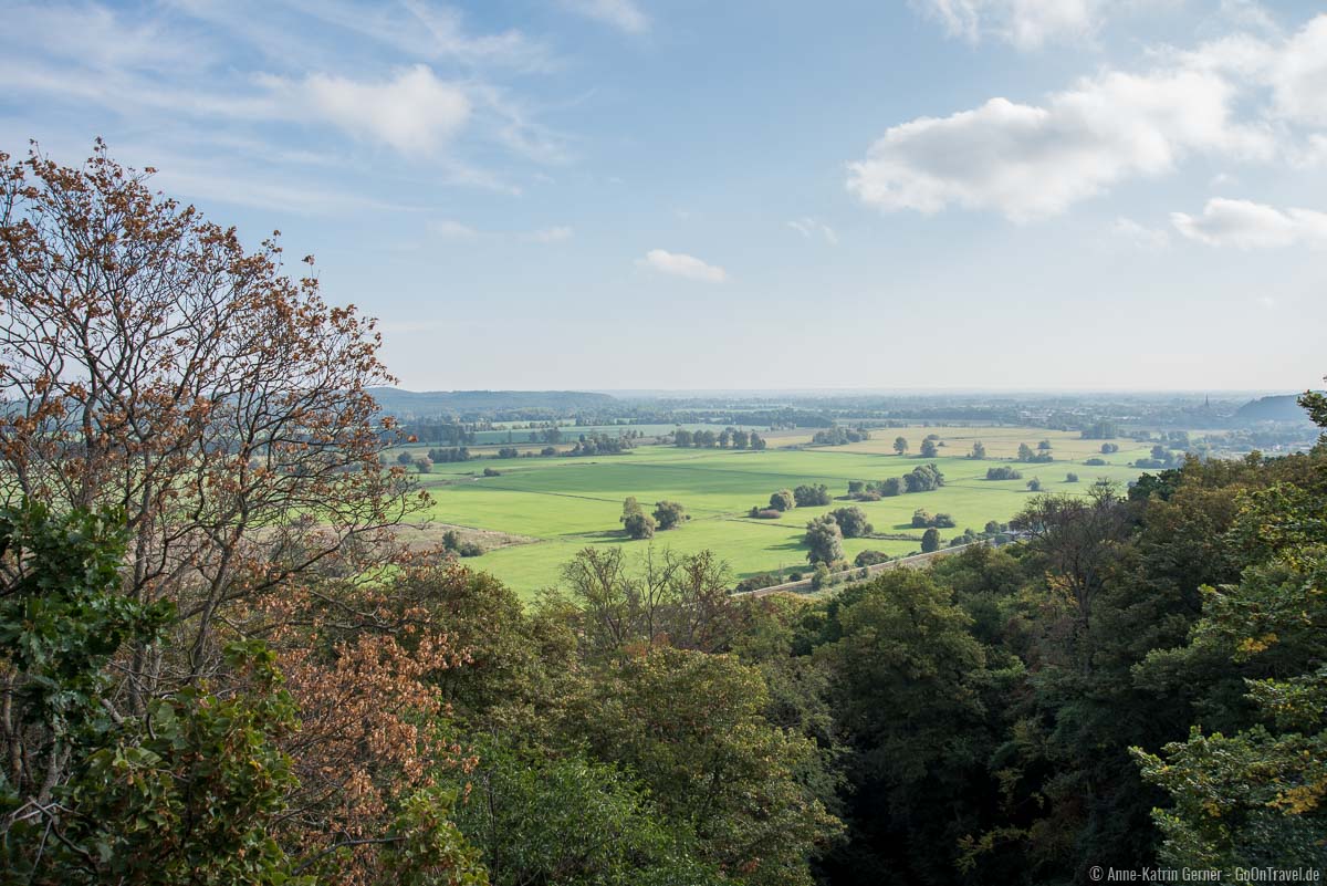 Herbstlicher Ausblick vom Bismarckturm nach Norden Herbstlicher Ausblick vom Bismarckturm nach Norden