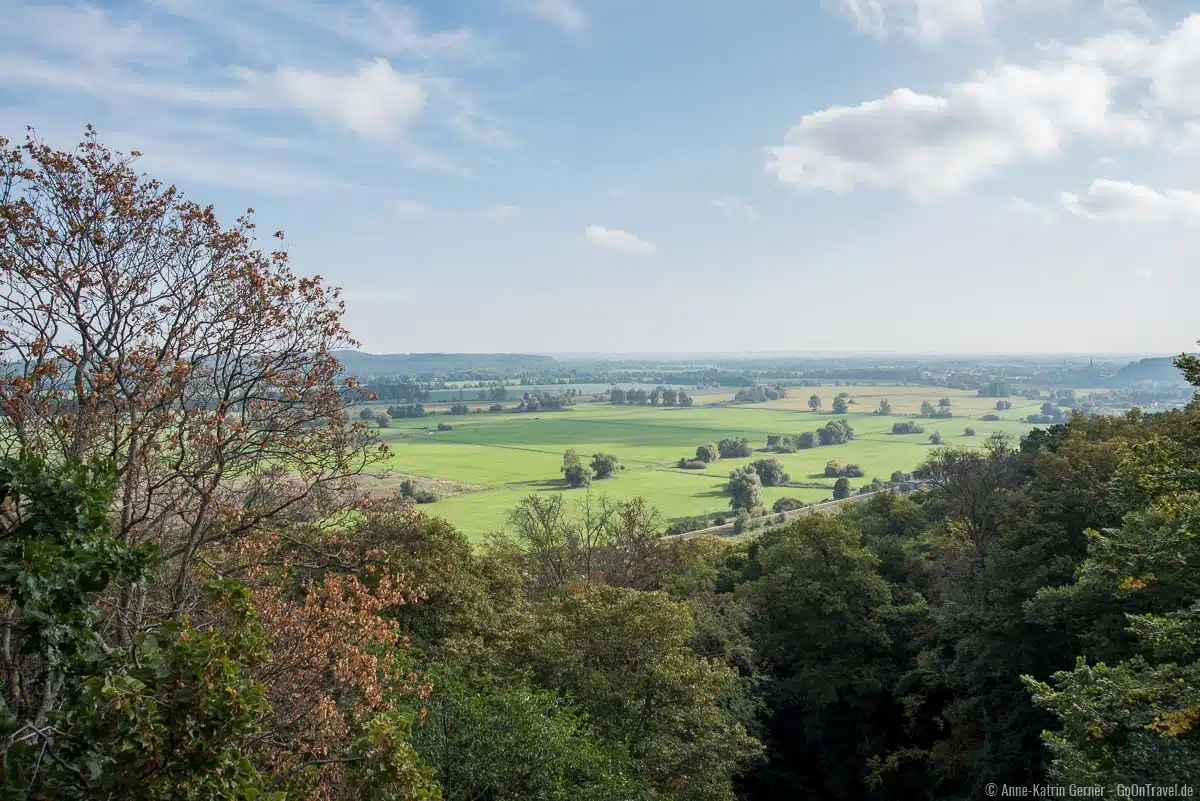 Herbstlicher Ausblick vom Bismarckturm nach Norden Herbstlicher Ausblick vom Bismarckturm nach Norden