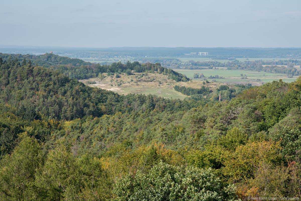 Auch von der Skischanze sind die Schiffshebewerke im Barnimer Land zu sehen Auch von der Skischanze sind die Schiffshebewerke im Barnimer Land zu sehen