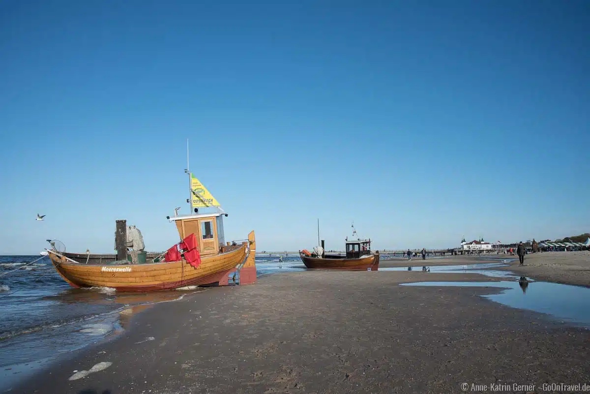 Fischerboote in Ahlbeck Fischerboote in Ahlbeck