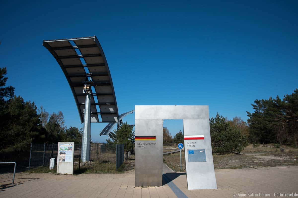 Grenzübergang auf Usedom