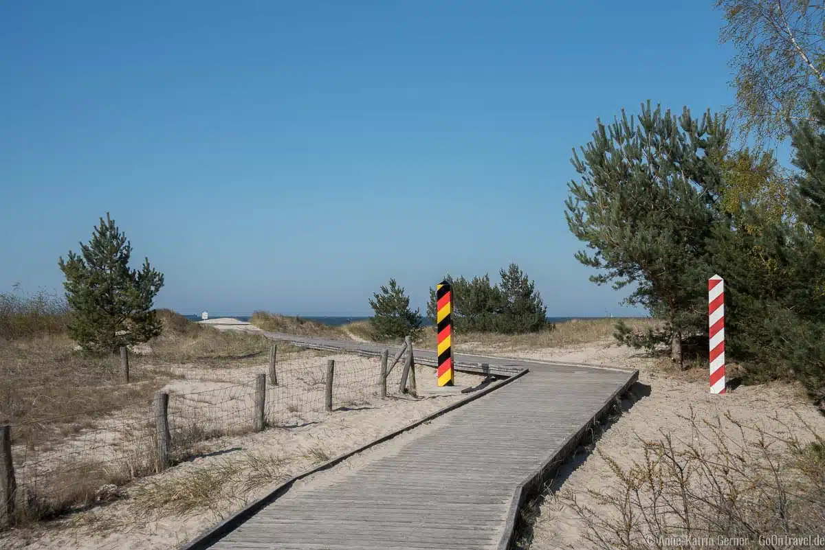 deutsch-polnischer Strandübergang deutsch-polnischer Strandübergang