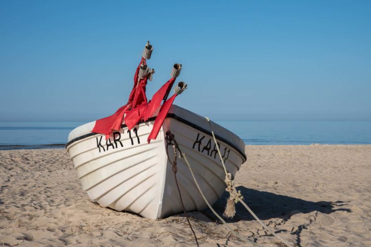 Usedom Sehenswürdigkeiten Fischerboot Strand