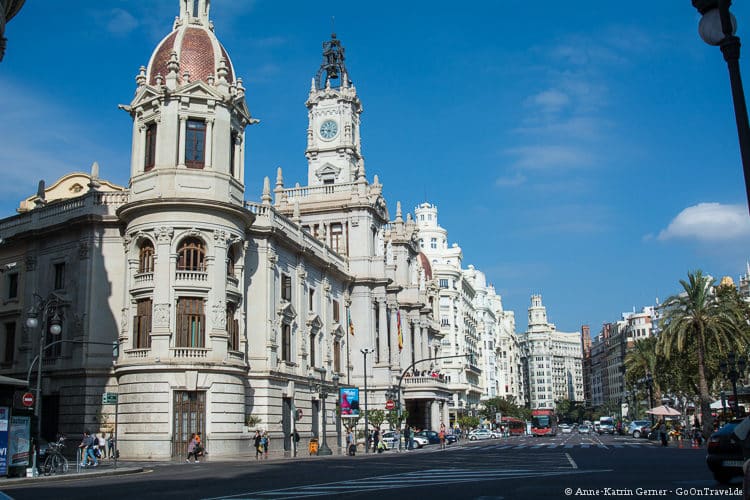 Das Rathaus von Valencia