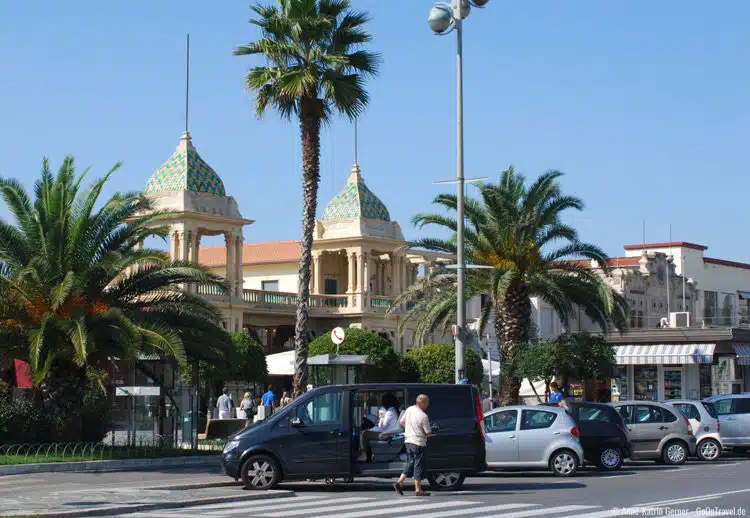 Die Palmenpromenade von Viareggio