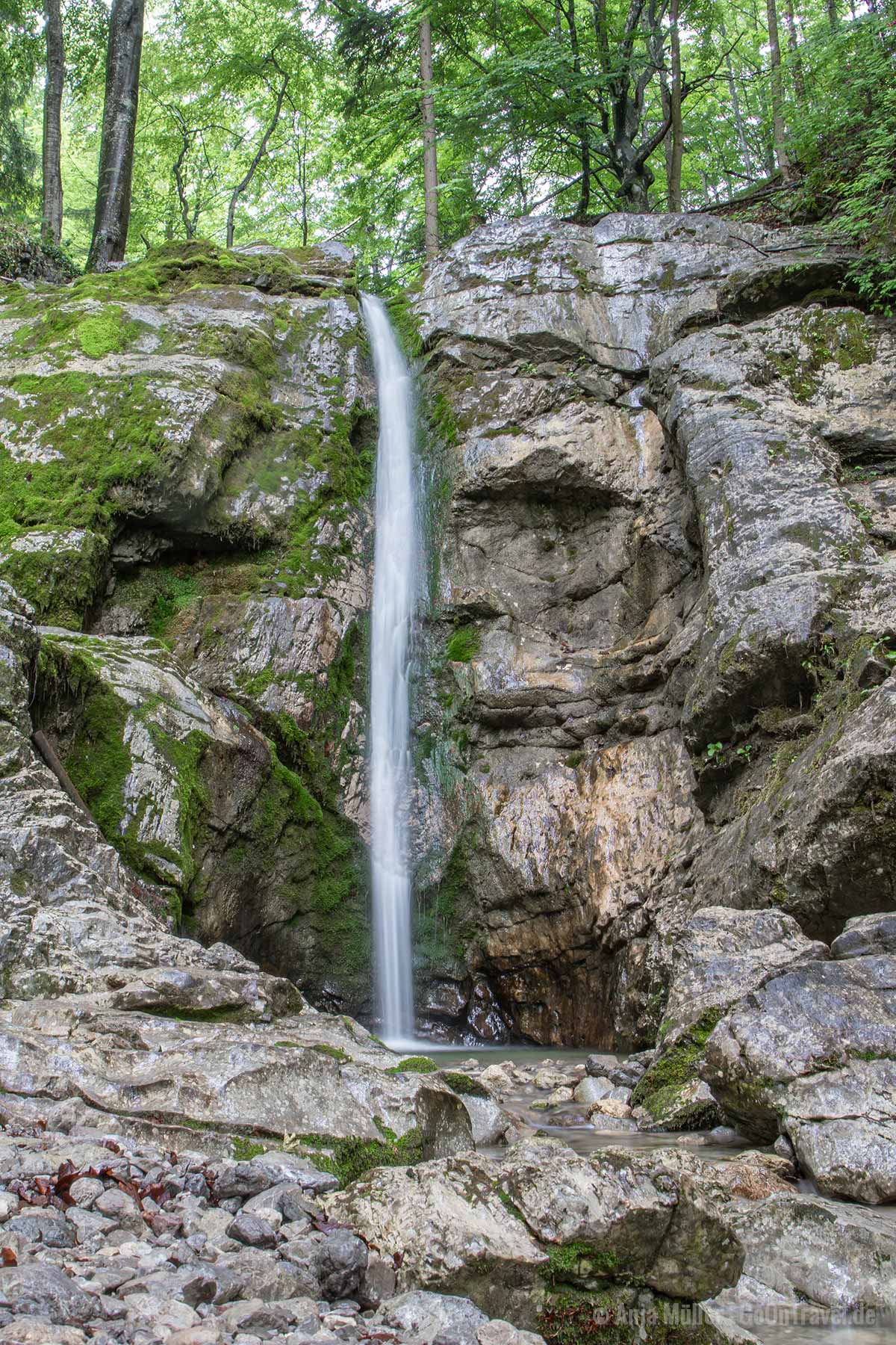 Kesselberg Wasserfall am Kochelsee Kesselberg Wasserfall am Kochelsee