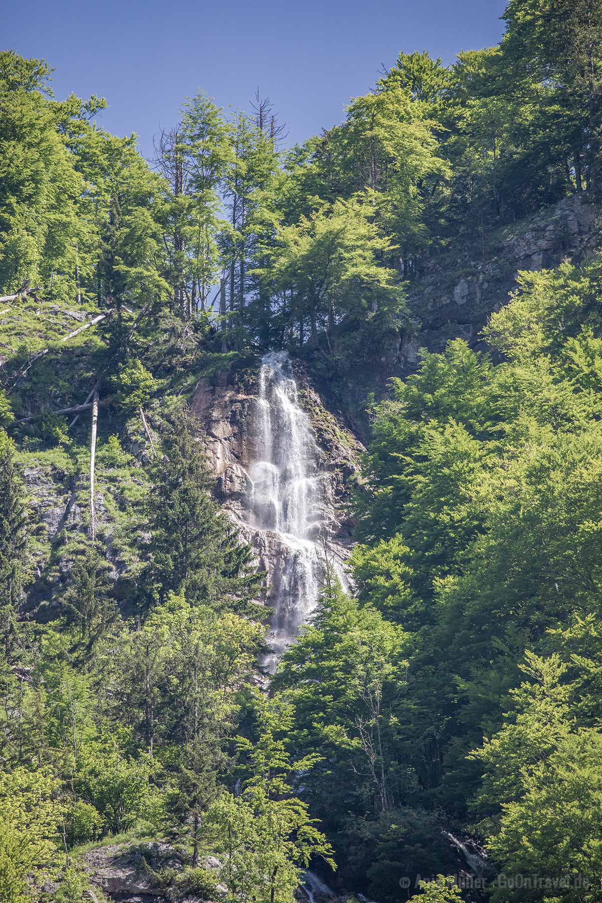Obere Ansicht vom Landtalfall Obere Ansicht vom Landtalfall