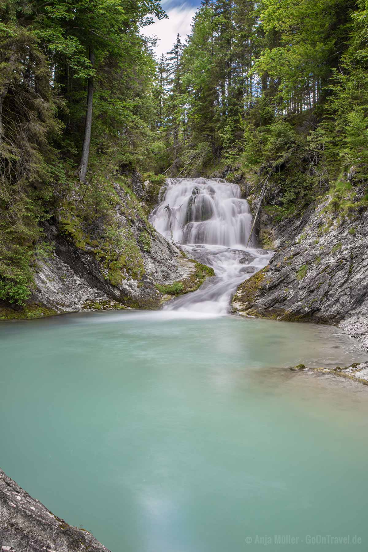 Etwas Karibik Feeling am Wasserfall Obernachkanal Etwas Karibik Feeling am Wasserfall Obernachkanal