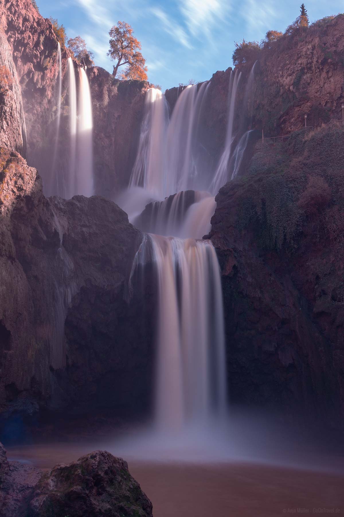 Wasserfall Langzeitbelichtung in Marokko Wasserfall Langzeitbelichtung in Marokko