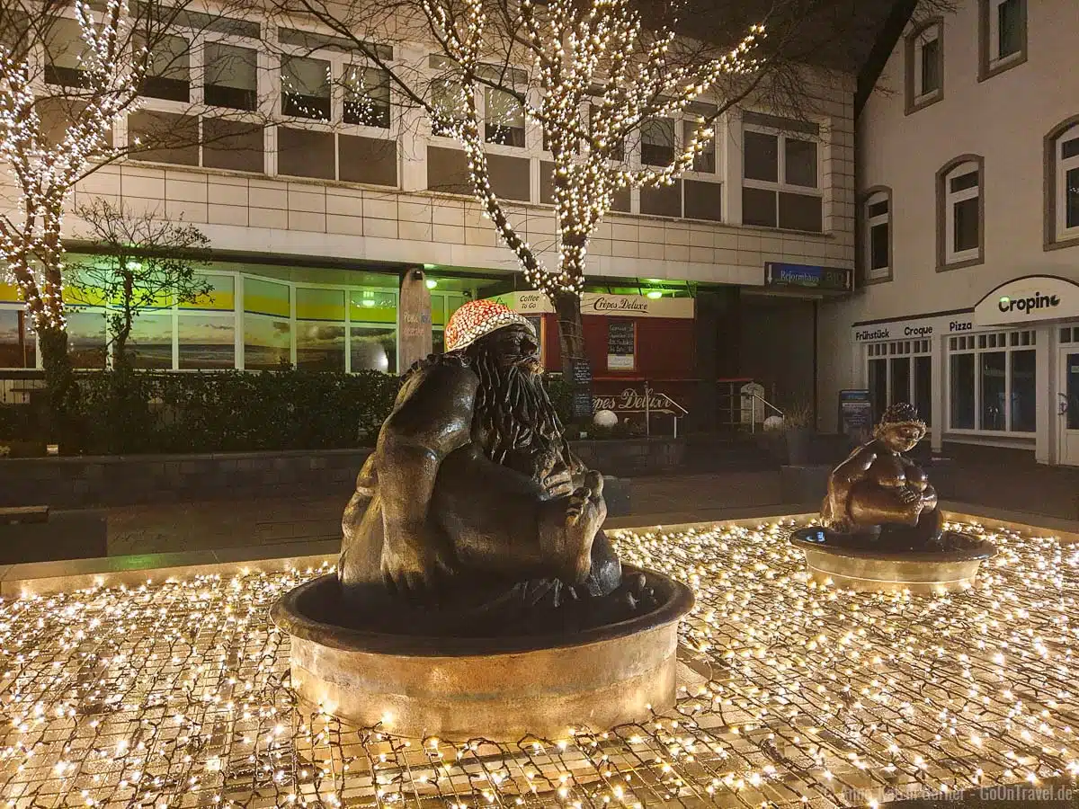 Wilhelmine Brunnen in der Weihnachtszeit Wilhelmine Brunnen in der Weihnachtszeit
