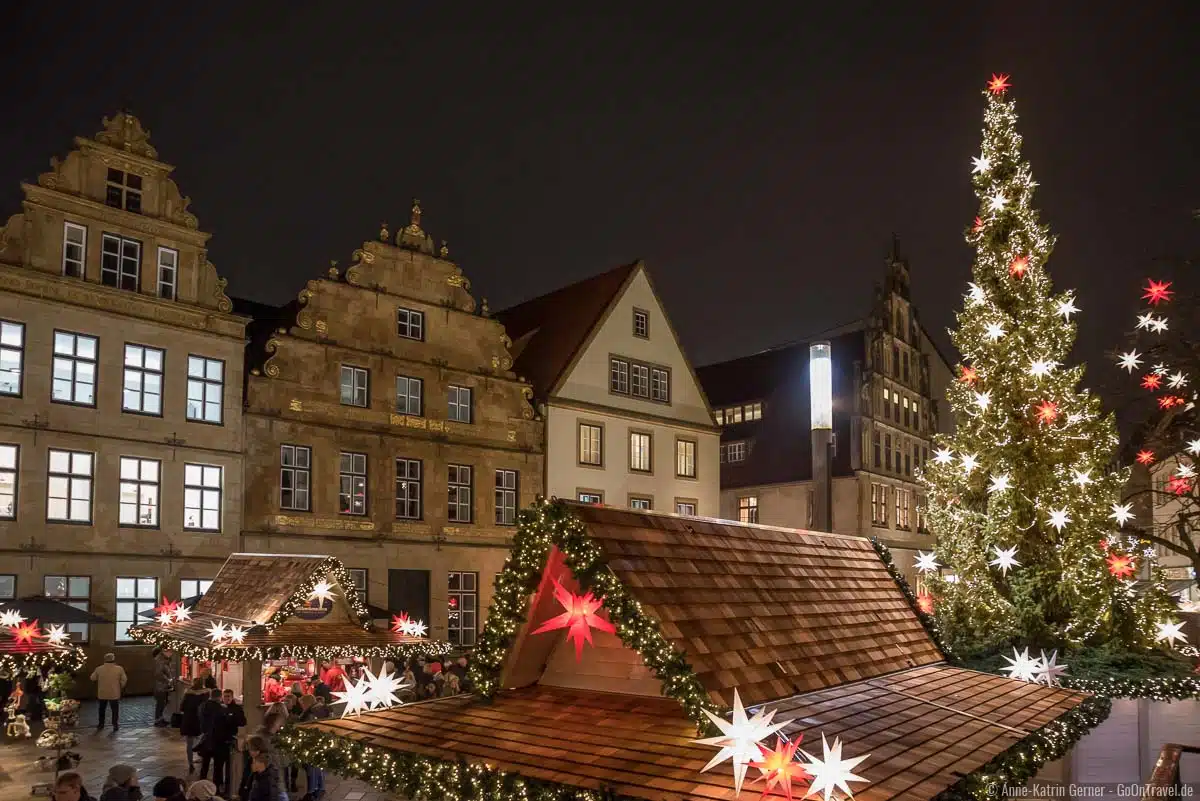 Weihnachtsmarkt in der Altstadt von Bielefeld