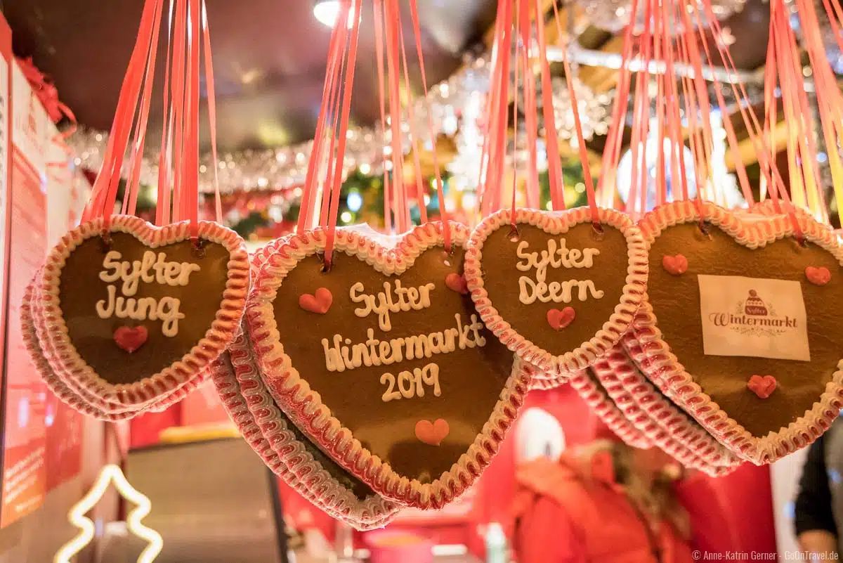 Lebkuchenherzen - dürfen auch auf dem Sylter Wintermakrt nicht fehlen Lebkuchenherzen - dürfen auch auf dem Sylter Wintermakrt nicht fehlen
