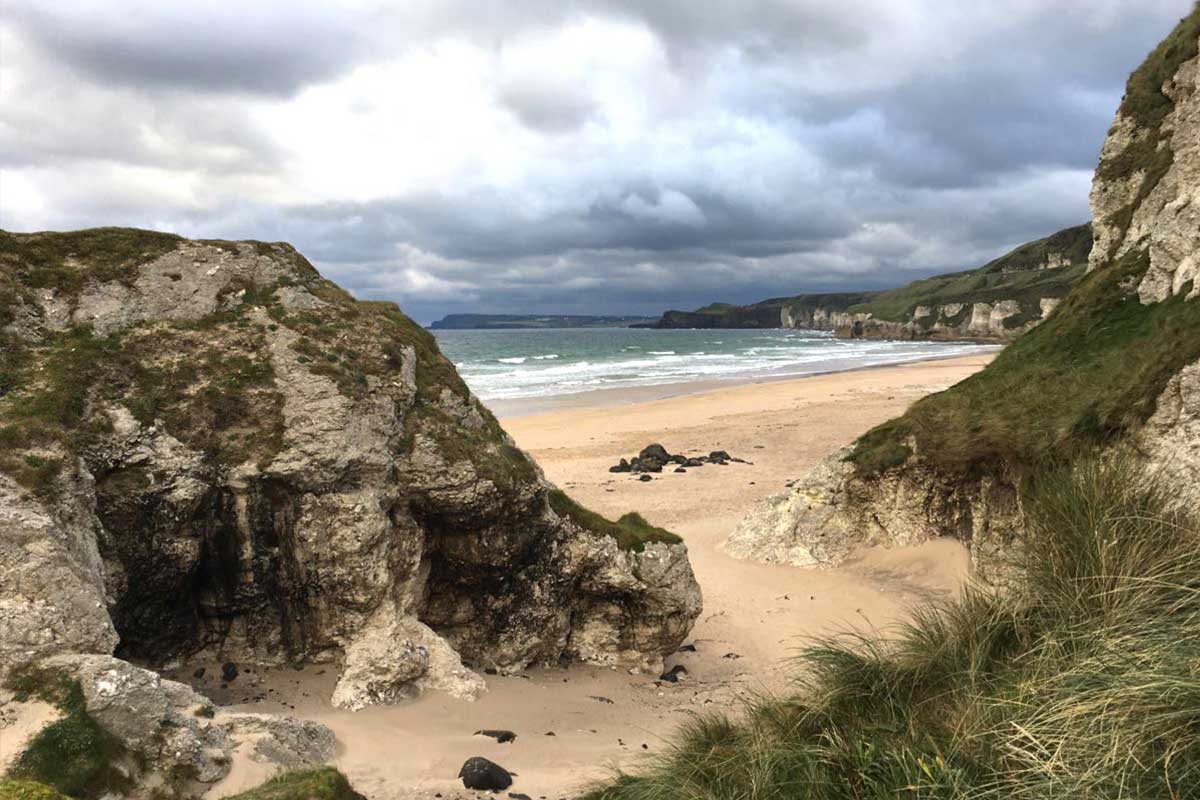 Whiterocks Beach in Nordirland