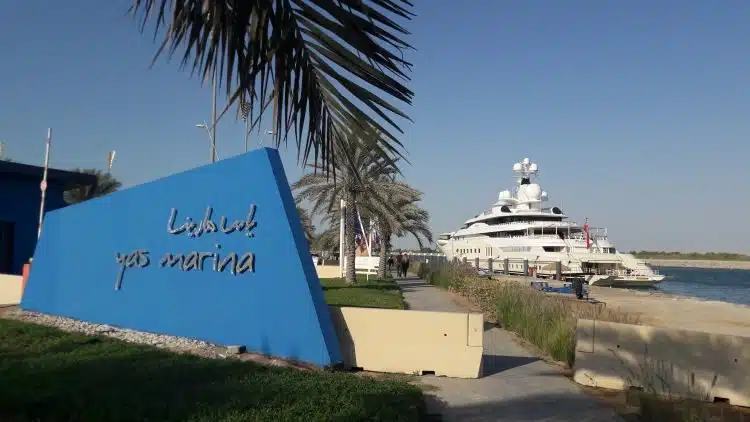 Eingang Yas Marina Eingang Yas Marina