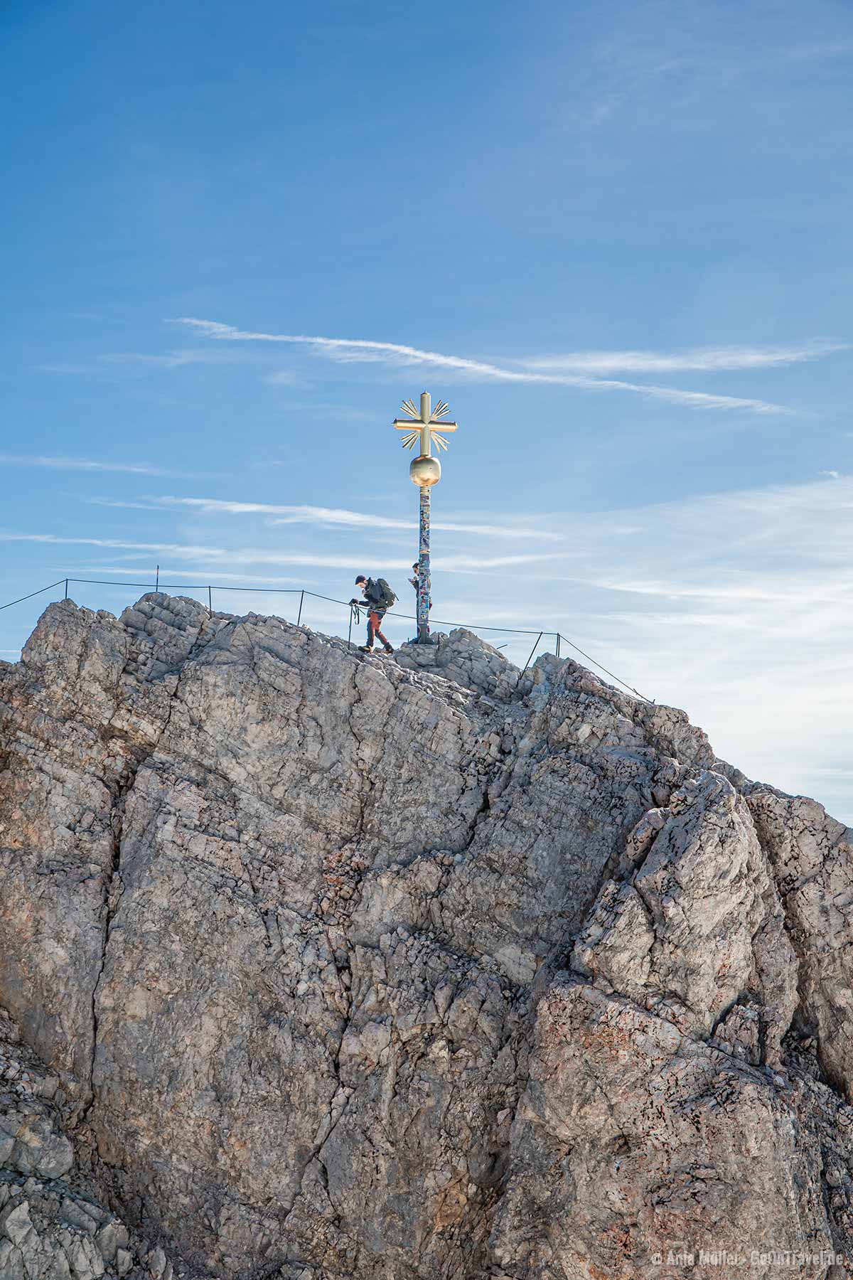 Gipfelkreuz auf der Zugspitze Gipfelkreuz auf der Zugspitze