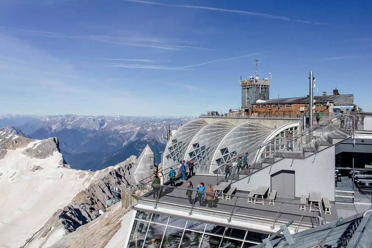 Aussichtsplattform auf der Zugspitze Aussichtsplattform auf der Zugspitze
