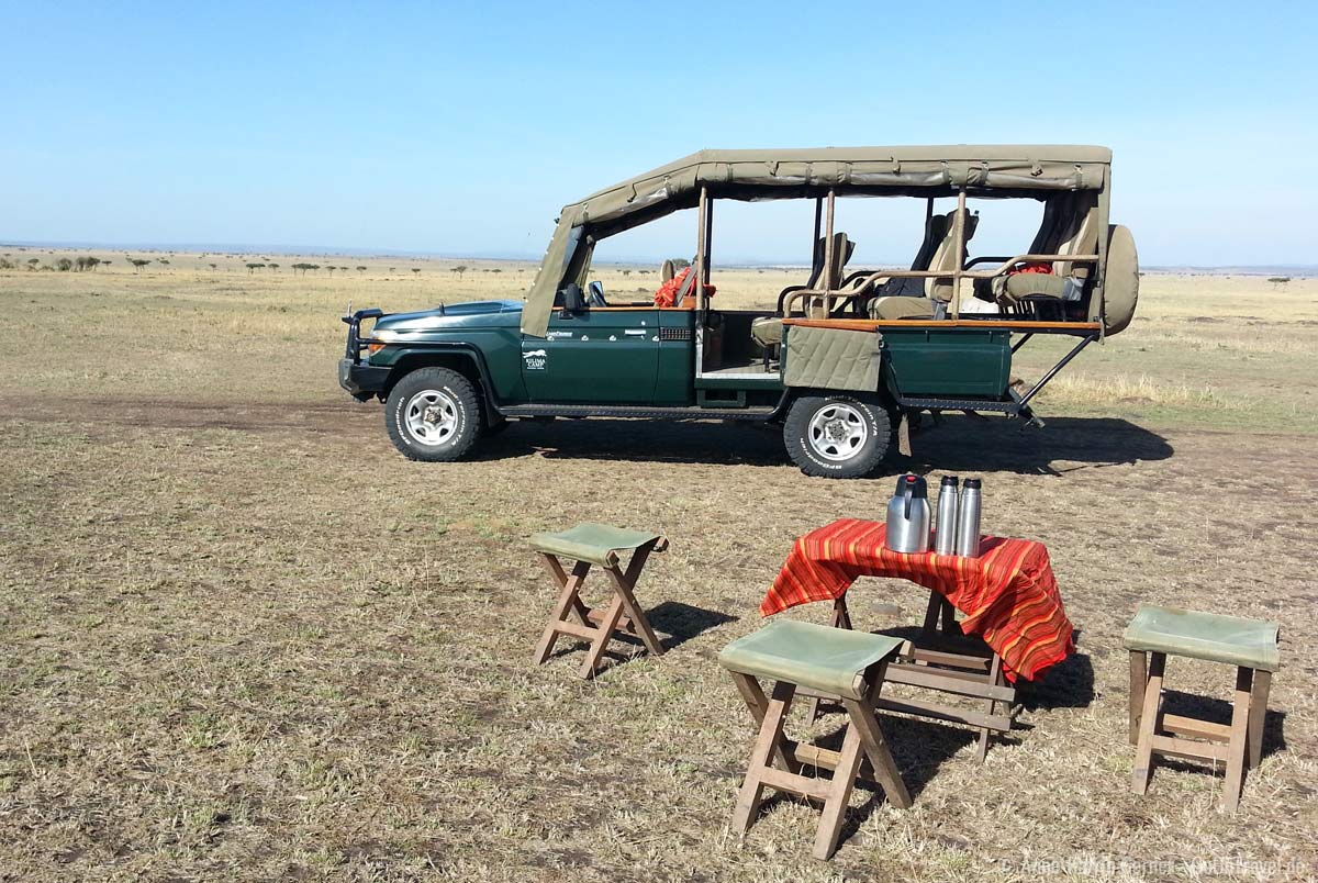 offener Safari Geländewagen