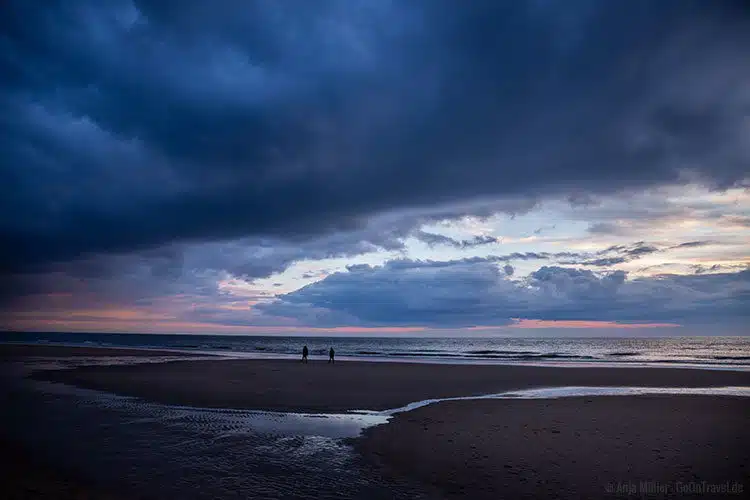 Am Strand von Westerland auf Sylt. Am Strand von Westerland auf Sylt.