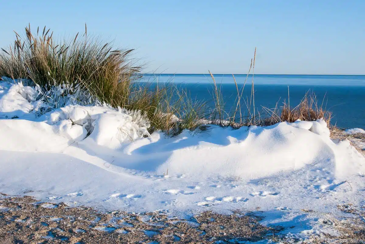 Neujahrsspaziergang am Watt mit Schnee Neujahrsspaziergang am Watt mit Schnee
