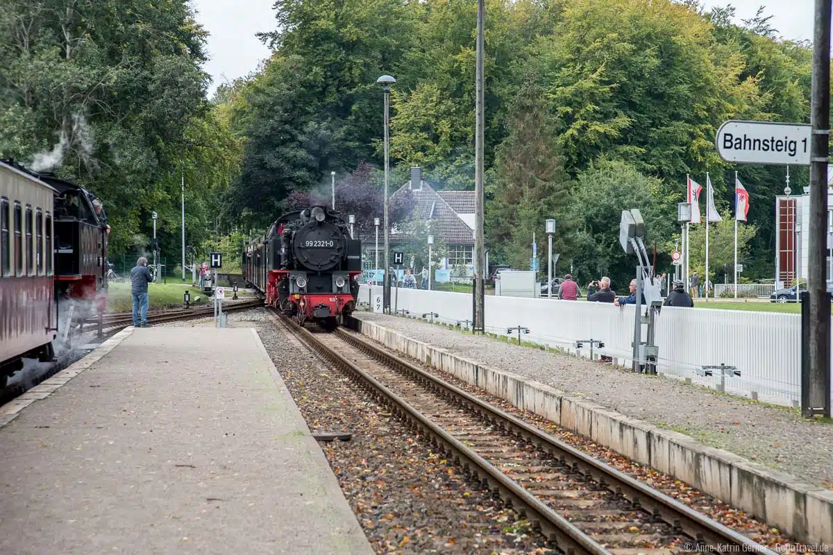 In Heiligendamm kreuzen die Molli In Heiligendamm kreuzen die Molli